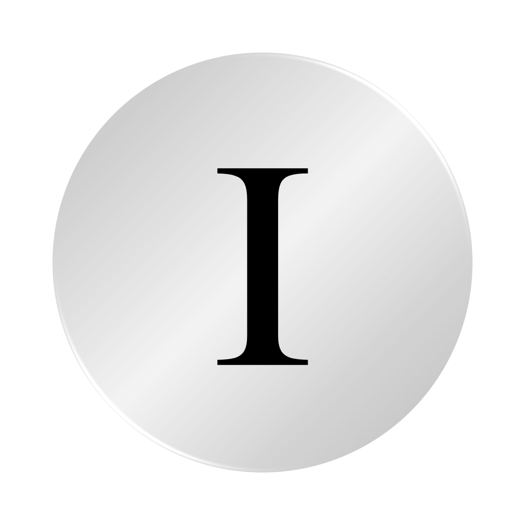Personalised Sterling Silver Initial Letter Disc Short Necklace