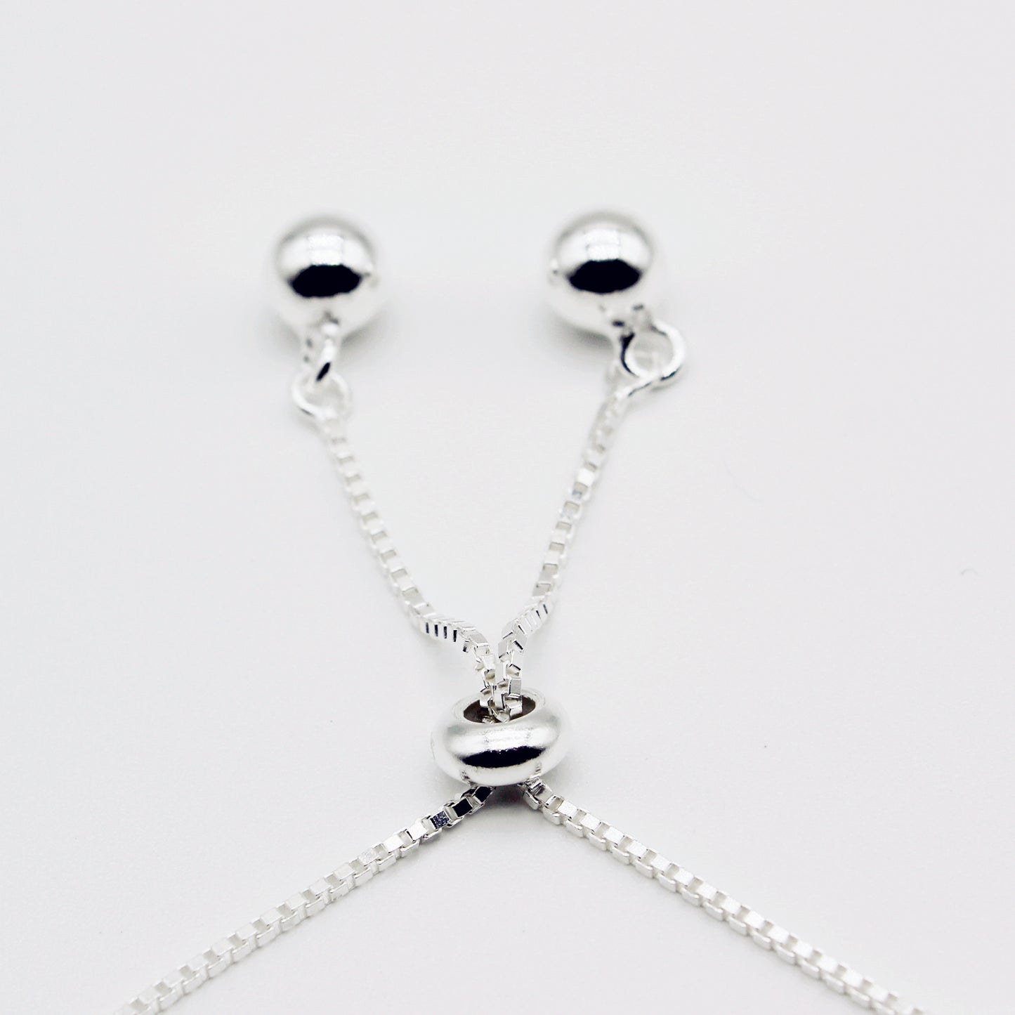 White Freshwater Pearl Slider Bracelet