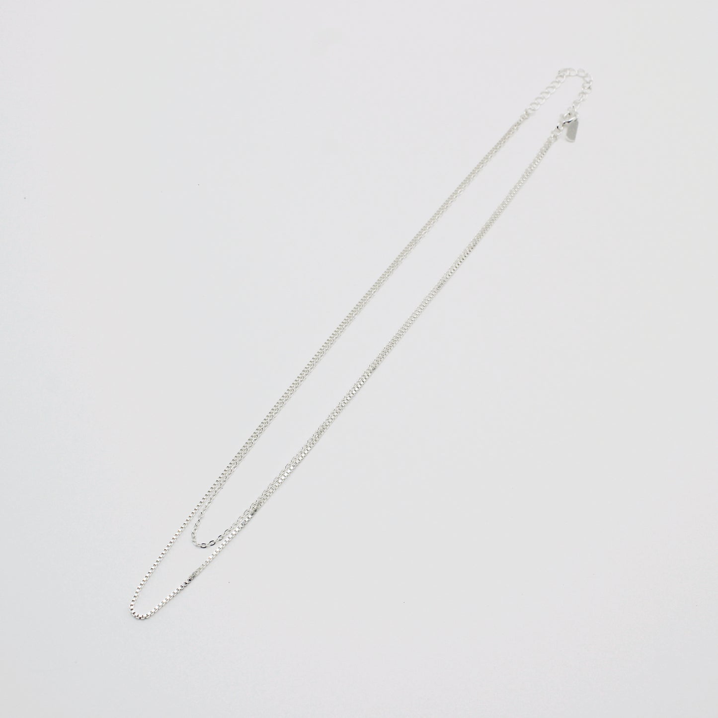 Sterling Silver Double String Choker Necklace