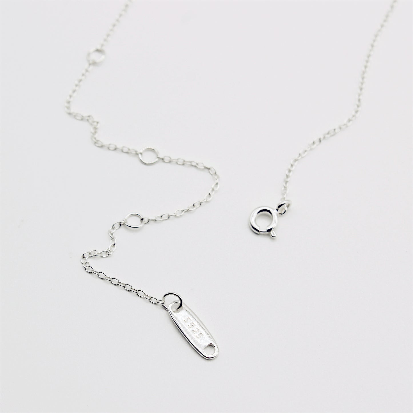 Personalised Sterling Silver Astrology Elements Symbol Disc Necklace