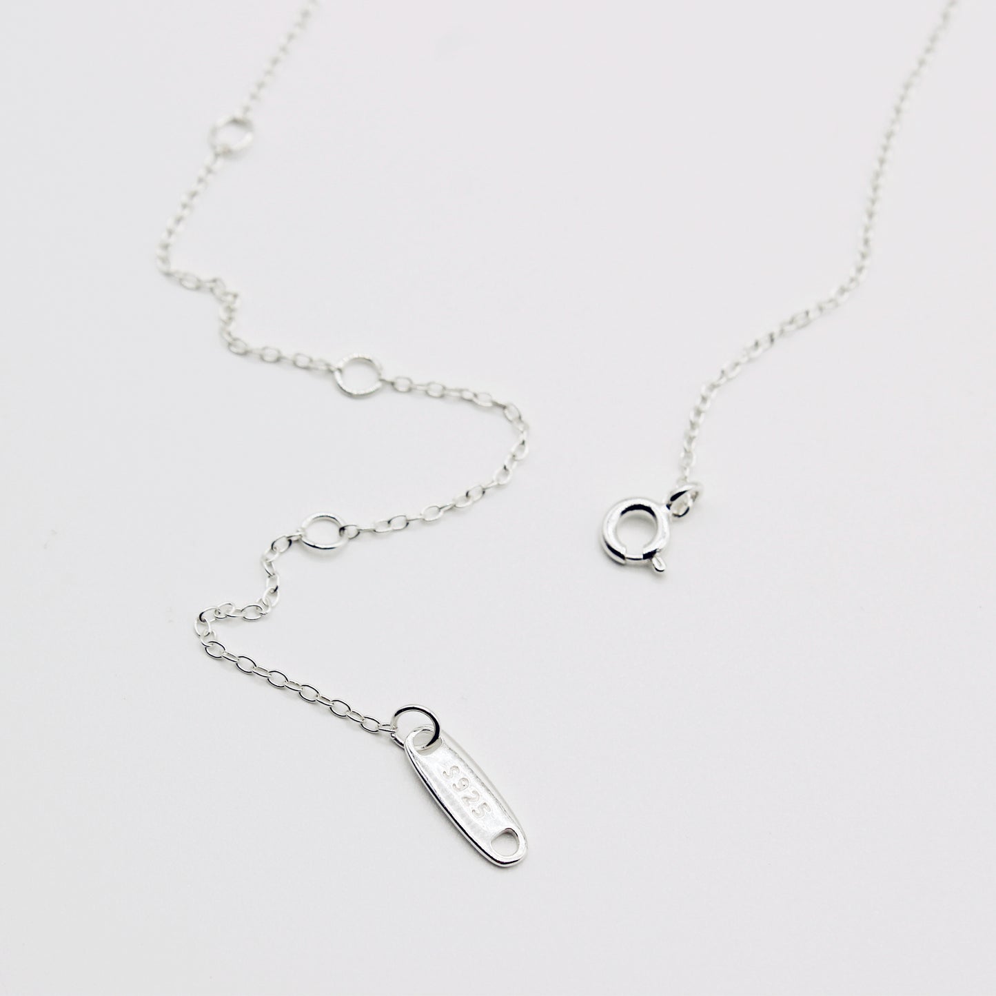 Sterling Silver Double Disc Chain Stacking Necklace Set