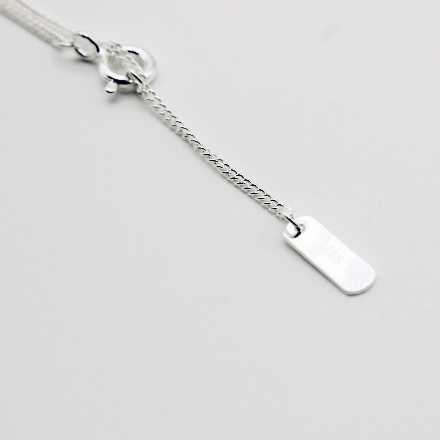 Sterling Silver Organic Finish Disc Necklace