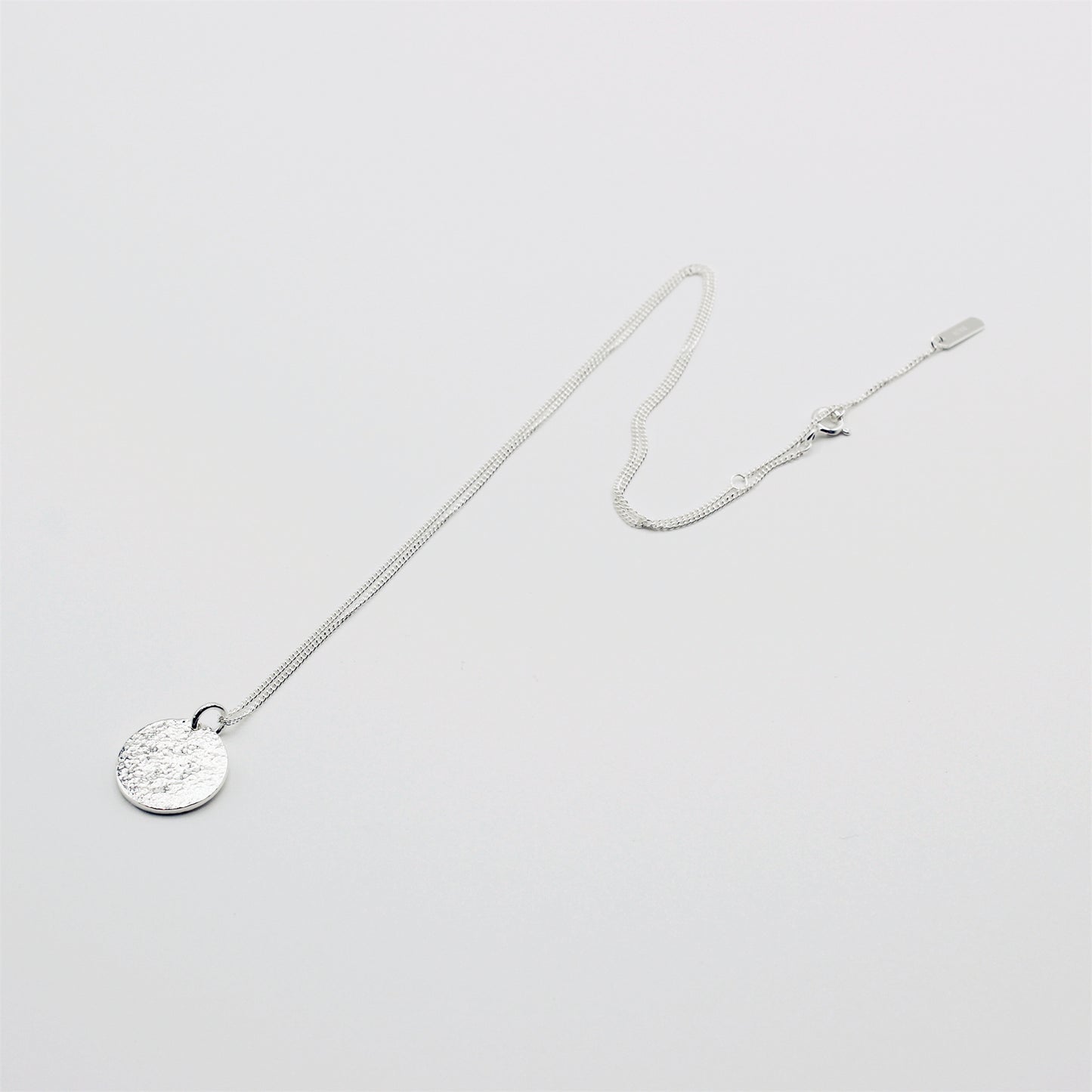 Sterling Silver Double Circles Stacking Necklace Set