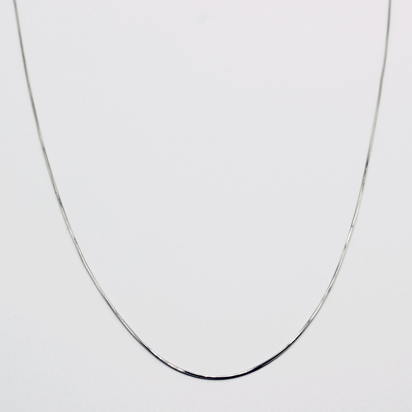 Sterling Silver Snake Chain Adjustable Choker Necklace