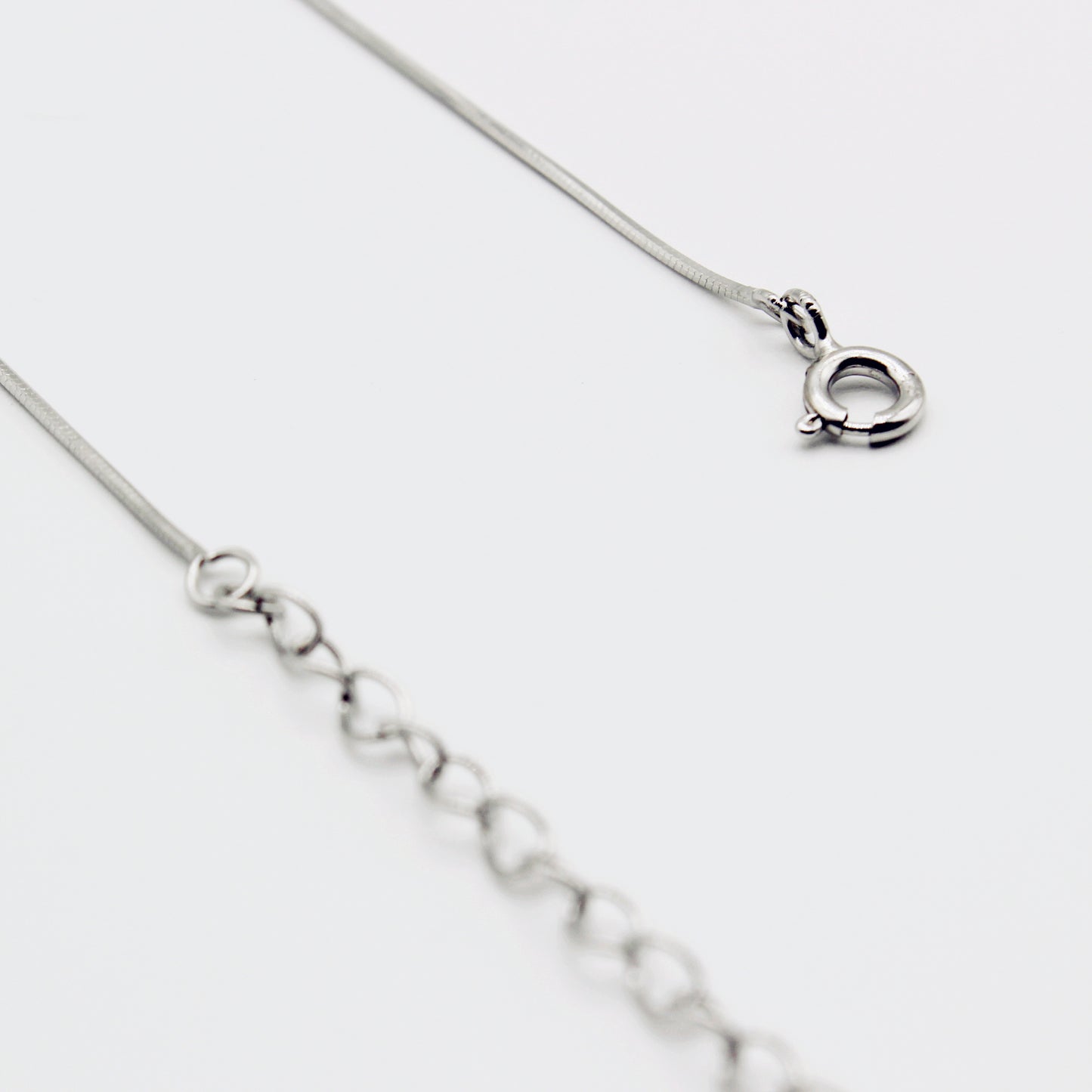 Sterling Silver Snake Chain Adjustable Choker Necklace
