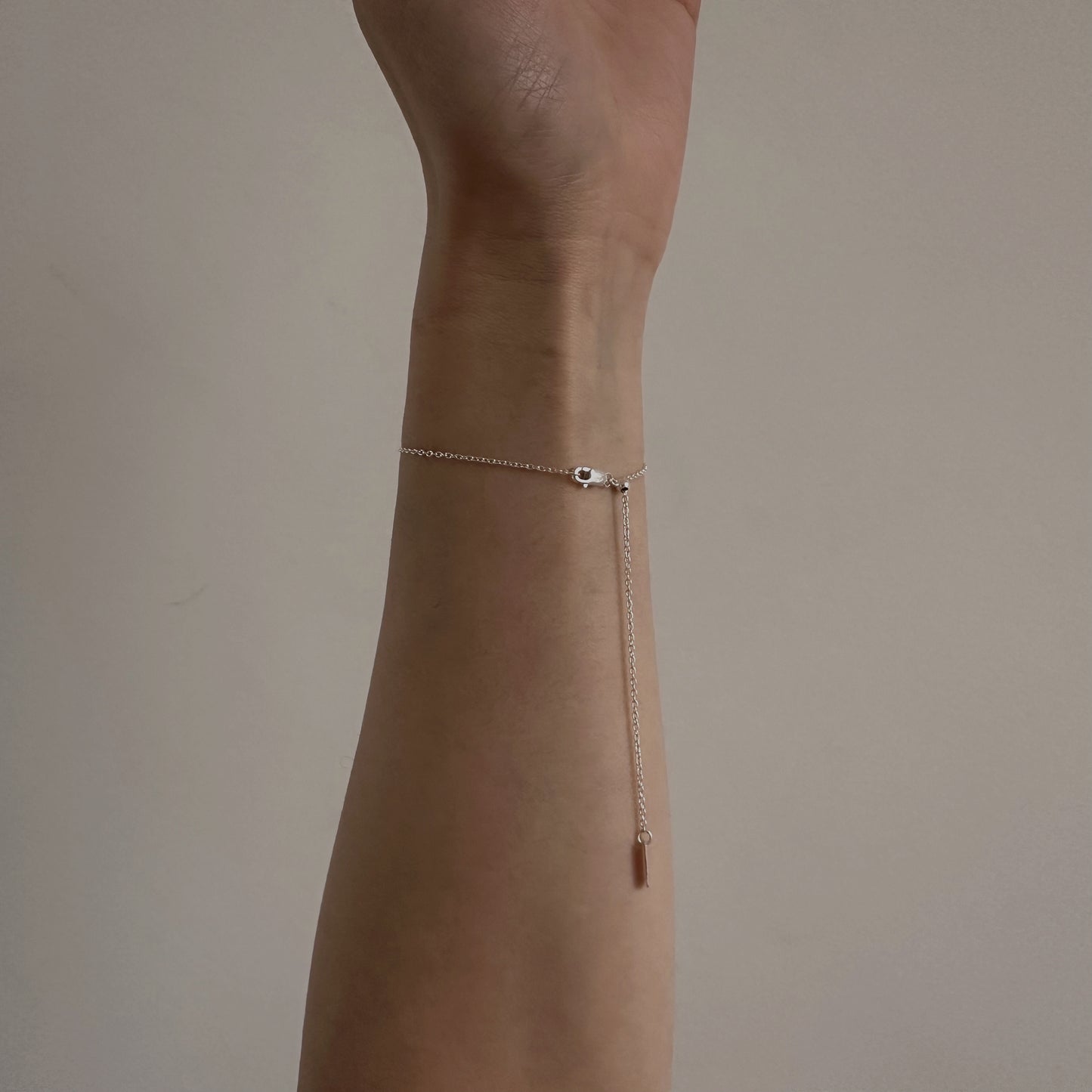 Sterling Silver Circle Adjustable Bracelet