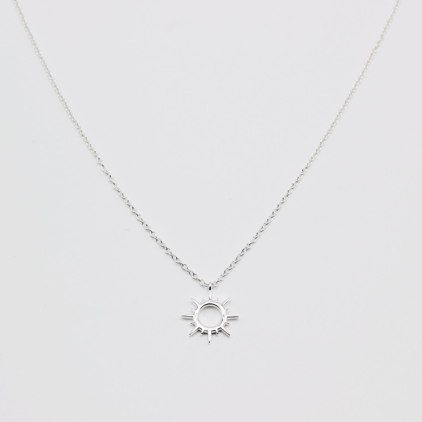 Sterling Silver Sun Necklace