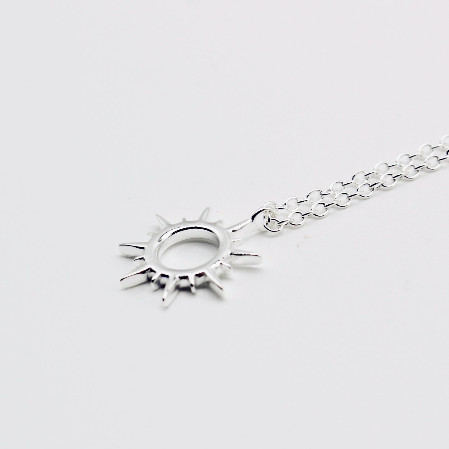 Sterling Silver Sun Necklace