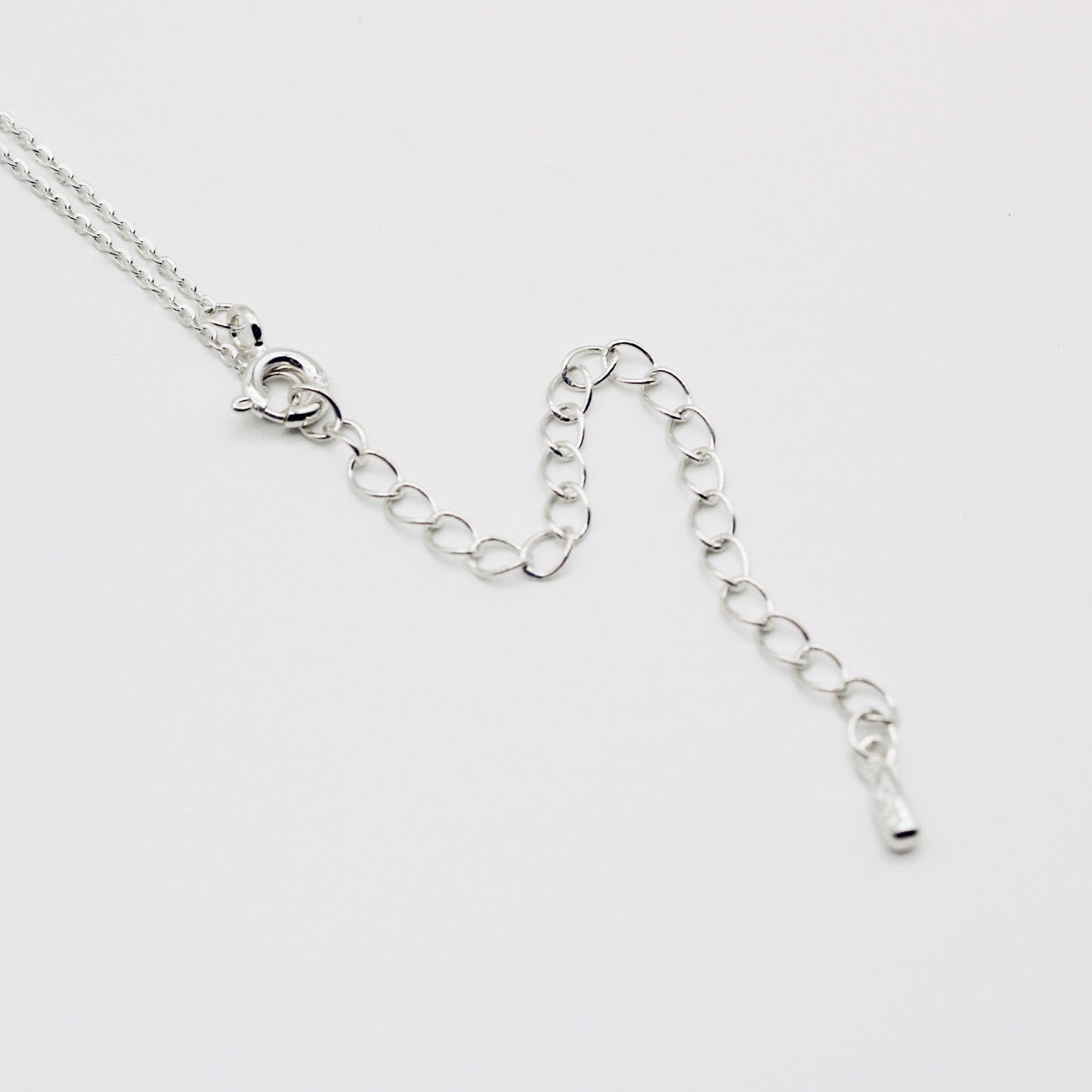 Sterling Silver Linked Disc Chain Necklace