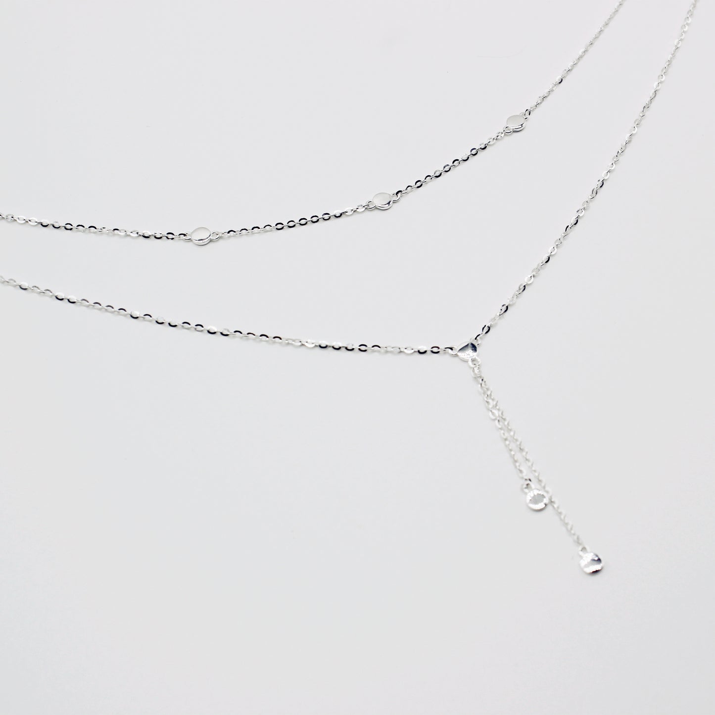 Sterling Silver Stacking Y Necklace