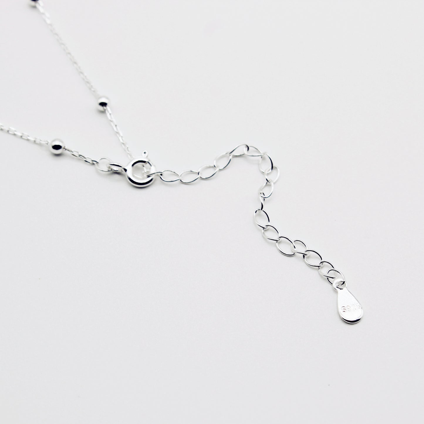 Sterling Silver Tiny Disc Choker Necklace