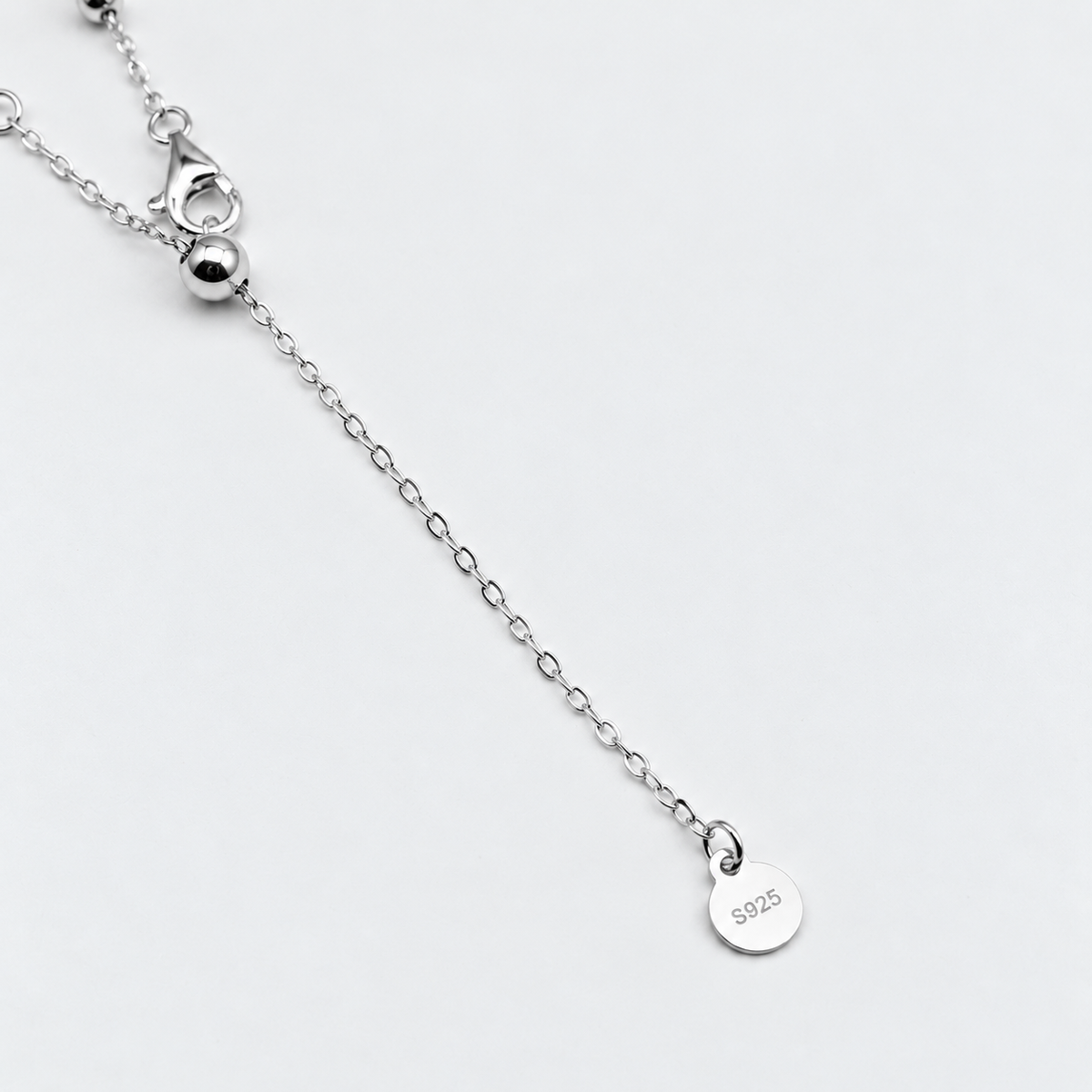 Sterling Silver Cubic Zirconia CHOKER Necklace